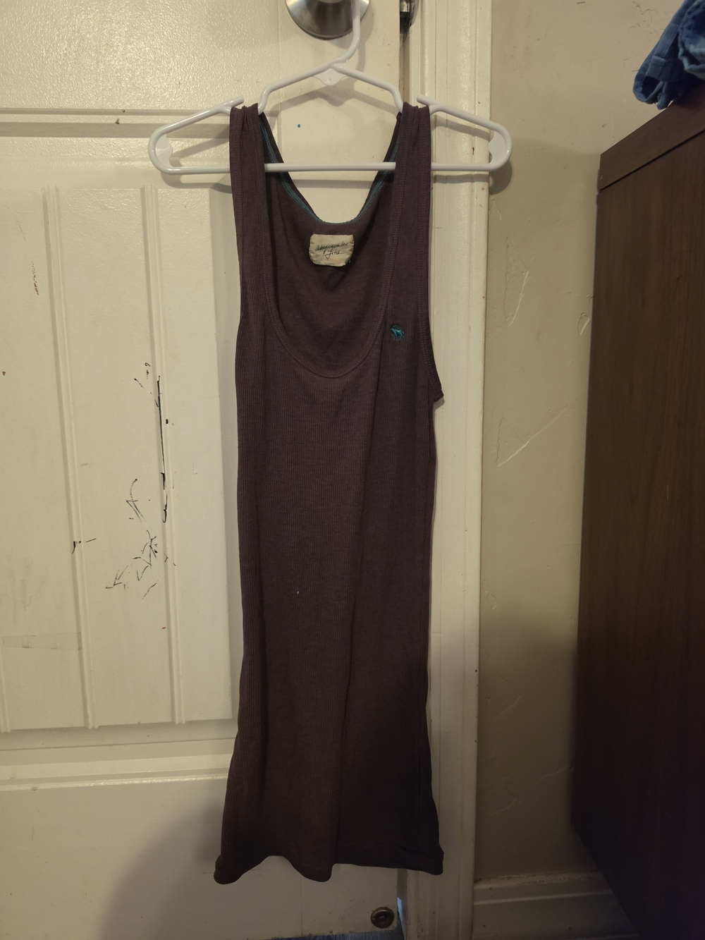 Abercrombie & Fitch Plum Scoop Neck Tank Dress